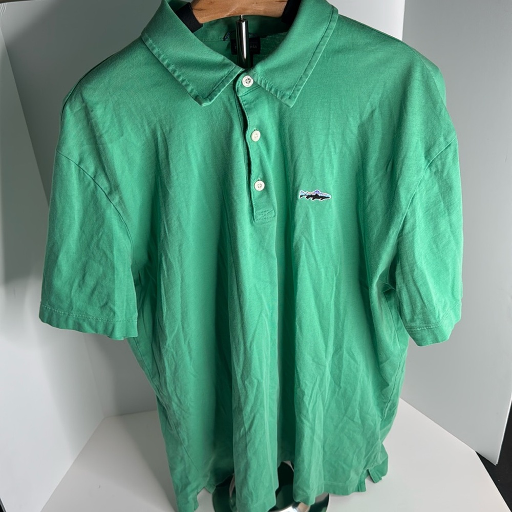 Patagonia Polo - green men’s Medium